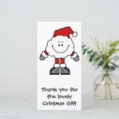 Santacloud Dank Dankeskarte (Stehend Vorderseite)