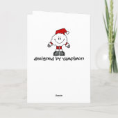 Santacloud Feiertagskarte (Rückseite)