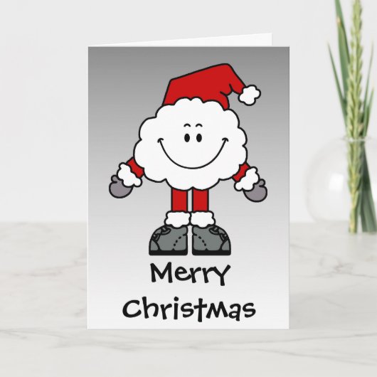 Santacloud Feiertagskarte (Vorderseite)