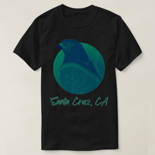 SantaCruz CA Osprey Sea Green Raptor Ocean Bird T-Shirt (Design vorne)