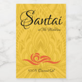 Santai Flaschenaufkleber Lebensmitteletikett (Einzelnes Label)