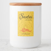 Santai Flaschenaufkleber Lebensmitteletikett (Vorderseite)