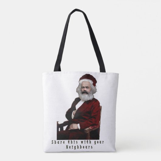 SantaKarl MarXmas Tasche (Rückseite)