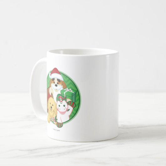Santakinz und Freunde Kaffeetasse (Vorderseite Links)