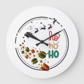 Santaklaus Große Wanduhr (Vorderseite)