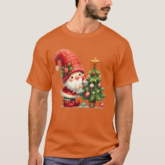 Santan Christmas Frohe Weihnachten Retro b T-Shirt (Vorderseite)