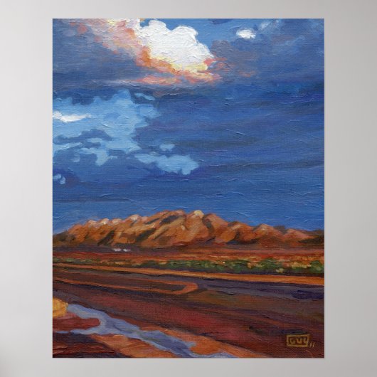 Santan Sunset Poster (Vorne)