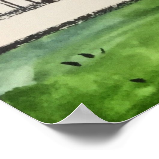 Sant'Ana Palace Azores Ponta Delgalda Poster (Ecke)