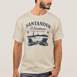 Santander El Sardinero Beach Northern Coast Dreams T-Shirt
