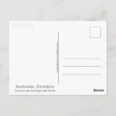 Santander, Kantabrien (Spanien) Postkarte (Rückseite)