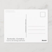Santander, Kantabrien (Spanien) Postkarte (Rückseite)