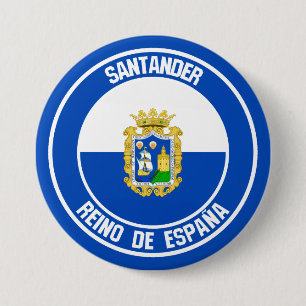 Santander Round Emblem Button