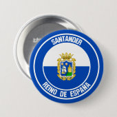 Santander-Rundes Emblem Button (Vorne & Hinten)