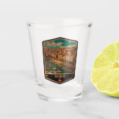 Santander Schnapsglas (Vorderseite)