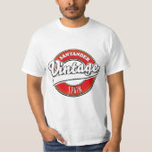 Santander Spanien Vintages Logo T-Shirt (Vorderseite)