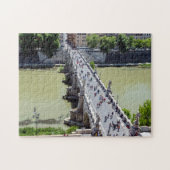 Sant'Angelo Bridge Airview - Rom, Italien Puzzle (Horizontal)