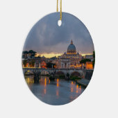 Sant'Angelo Brücke St- Peterbasilika Rom Italien Keramikornament (Rechts)