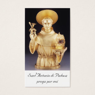 Sant'Antonio santino - heilige Karte St Anthony