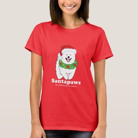 Santapaws kommen in die Stadt T-Shirt (Vorderseite)