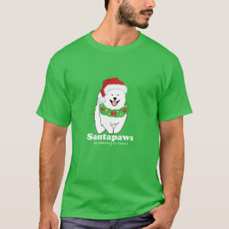 Santapaws kommt in die Stadt GREEN T-Shirt