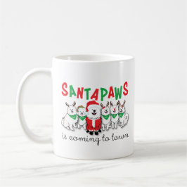 Santapaws kommt in die Stadt Kaffeetasse