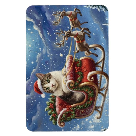 SantaPaws  Magnet (Vertikal)