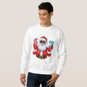 Santas 6 & 7 Donut-Party Sweatshirt (Vorne ganz)