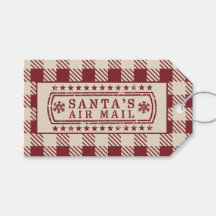 Santa's Airmail Red Classic Postmark
