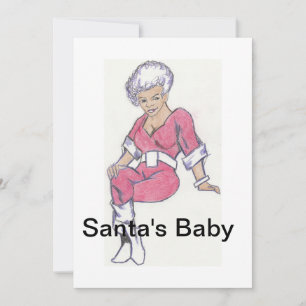 Santas Baby Feiertagskarte