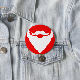 Santas-Bart-Knopf Button