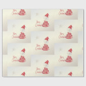 Santas Baum Geschenkpapier (Flach)