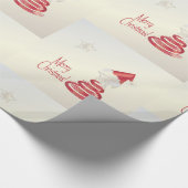 Santas Baum Geschenkpapier (Ecke)