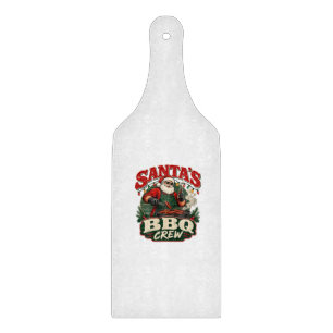 Santas BBQ-Crew Weihnachten Schneidebrett