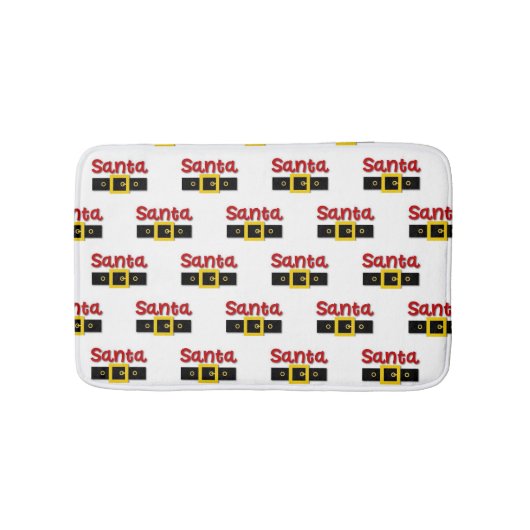 "SANTA'S BELT" BADEMATTE (Vorderseite)