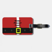 Santas Belt Buckle Gepäckanhänger (Rückseite horizontal)