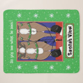 Santas Blick Sherpadecke (Vorderseite (Horizontal))
