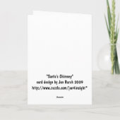 Santa's Chimney-Karte Feiertagskarte (Rückseite)