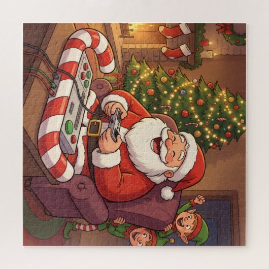 Santa's Christmas Game Break Puzzle (Horizontal)