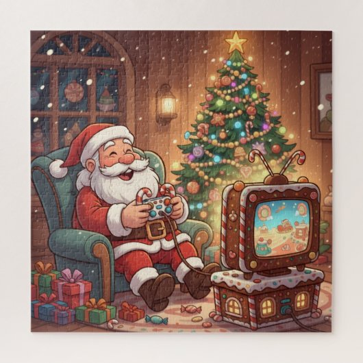 Santa's Christmas Game Break Puzzle (Vertikal)