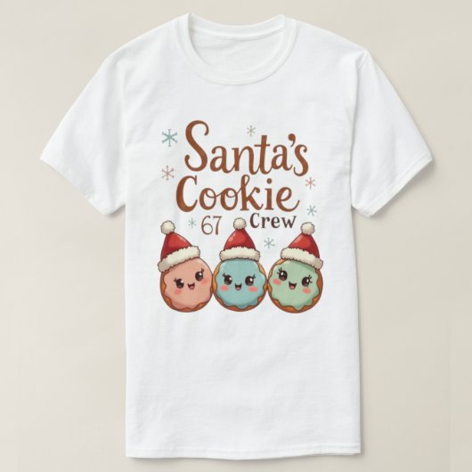 Santa's Cookie 67 Crew T-Shirt (Design vorne)