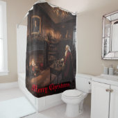 Santa's Cosy Nook Duschvorhang (Beispiel)