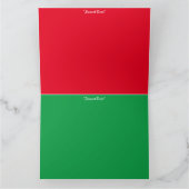 Santa's Cosy Nook Karte (Innenseite)