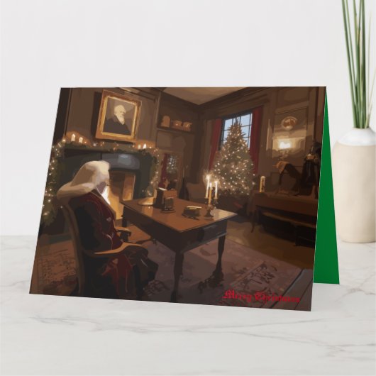 Santa's Cosy Nook Karte (Vorderseite)