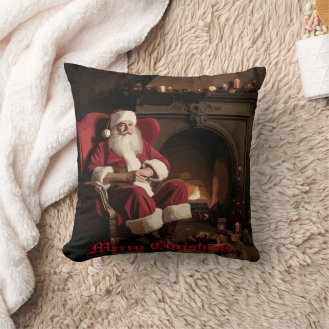 Santa's Cosy Nook Kissen (Decke)