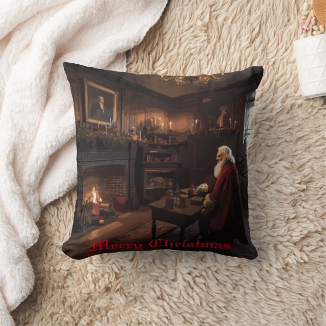 Santa's Cosy Nook Kissen (Decke)