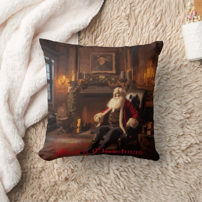 Santa's Cosy Nook Kissen (Decke)