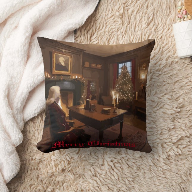 Santa's Cosy Nook Kissen (Decke)