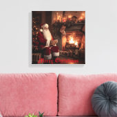 Santa's Cosy Nook Leinwanddruck (Insitu (Wohnzimmer))