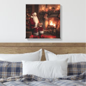 Santa's Cosy Nook Leinwanddruck (Insitu (Schlafzimmer))