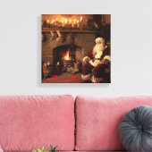 Santa's Cosy Nook Leinwanddruck (Insitu (Wohnzimmer))
